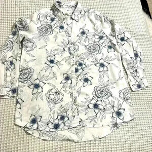 Rachel Ashwell 100% Linen Blouse Size M